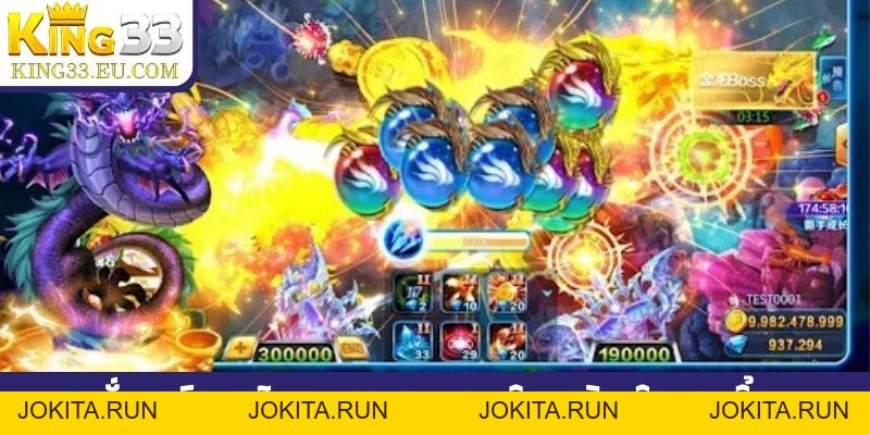 Bắn cá Ngũ Long JDB 1000x thưởng, tỷ lệ ăn boss cực cao - JOKITA