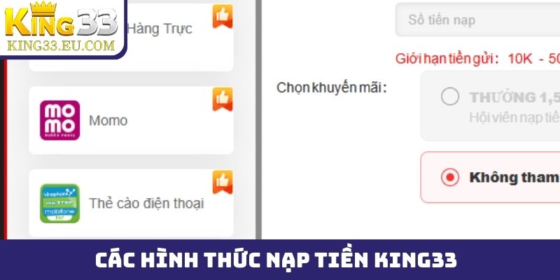 Nạp tiền King33 nhận ngay ưu đãi 100% cho thành viên mới - JOKITA