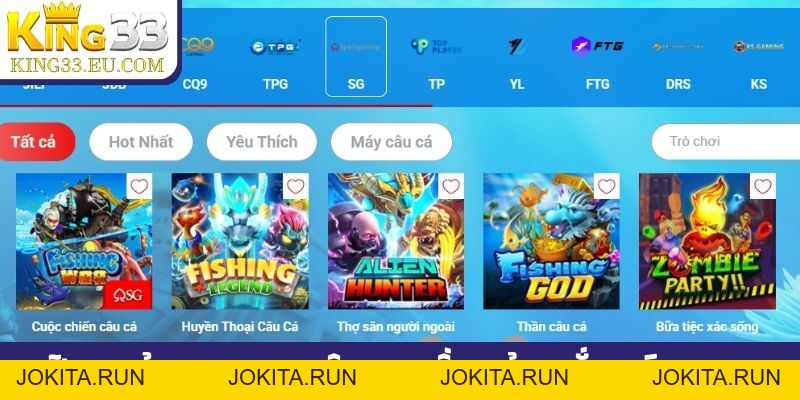 Bắn cá King33 - Chơi game vui vẻ, trúng thưởng liền tay - JOKITA