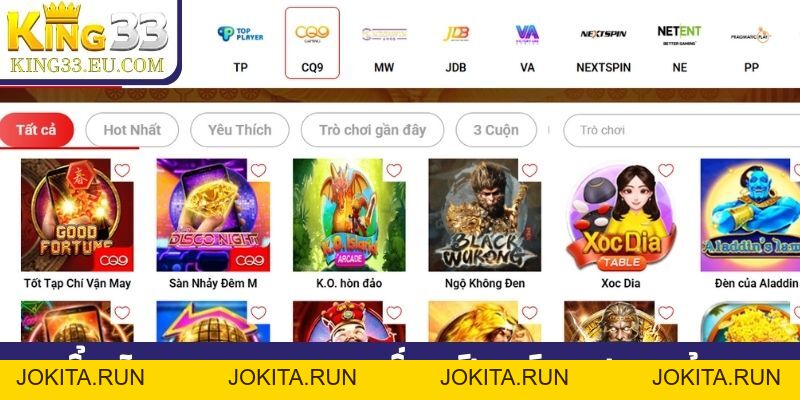 Nổ hũ King33 RTP cực cao, trúng jackpot liên tục trong ngày - JOKITA