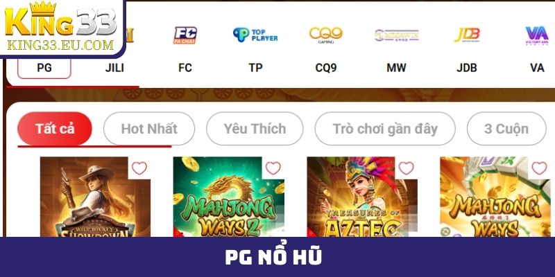 Jackpot nổ liên tục tại sảnh PG nổ hũ của nhà cái King33 - JOKITA