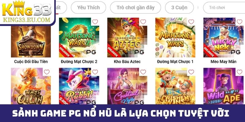 Jackpot nổ liên tục tại sảnh PG nổ hũ của nhà cái King33 - JOKITA