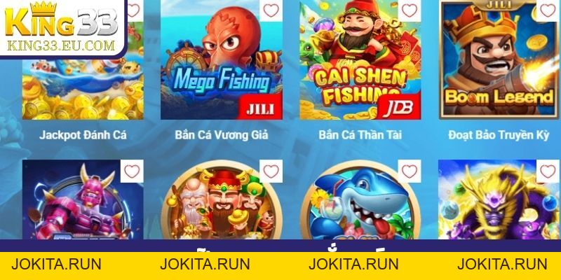 Bắn cá JDB - Tỷ lệ minh bạch, hệ số cá công khai cực khủng - JOKITA