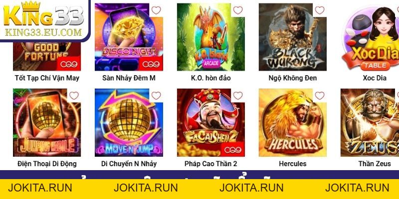 Nổ hũ King33 RTP cực cao, trúng jackpot liên tục trong ngày - JOKITA