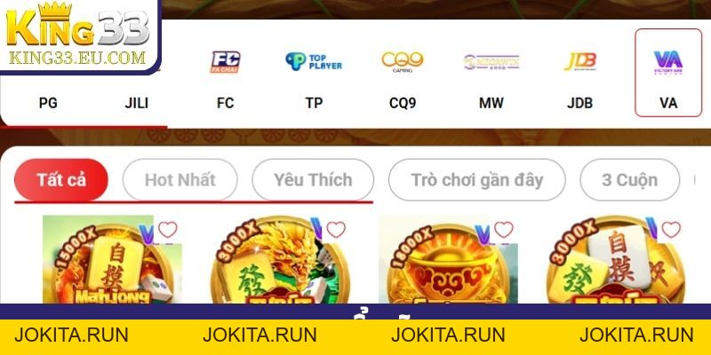Review sảnh VA nổ hũ - Có đáng để người chơi lựa chọn? - JOKITA