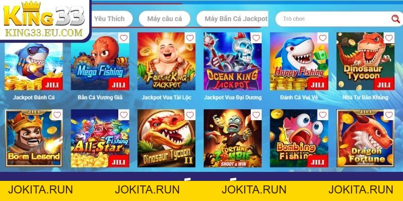 Tham gia Vua Đánh Cá JL nhận ngay cơ hội ăn boss cực khủng - JOKITA