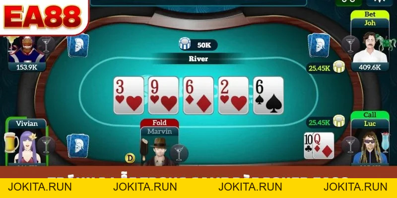 Poker EA88 - Bí Kíp Đấu Trí Đỉnh Cao Hốt Bạc Triệu Mỗi Ngày - JOKITA